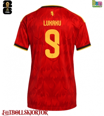Belgien Romelu Lukaku #9 Hemmatröja Dam VM 2026 Kortärmad